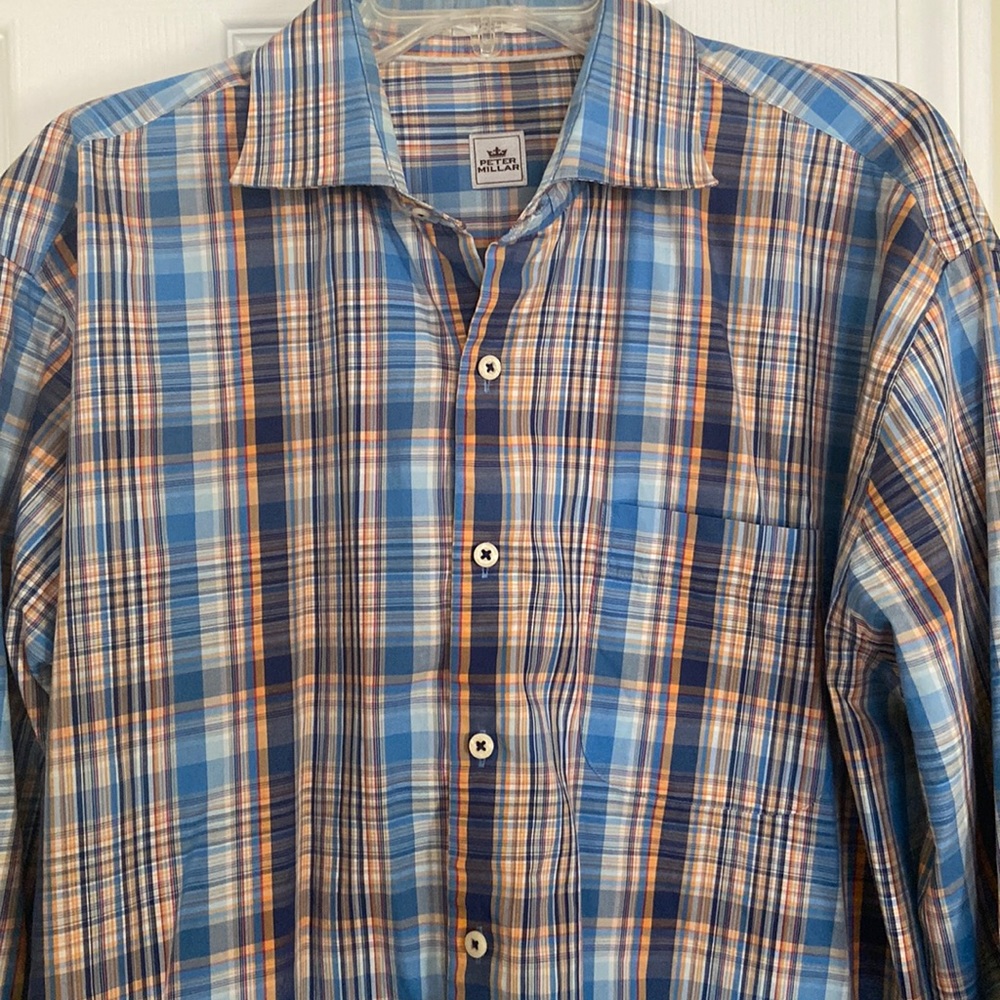 EUC - mens Peter Millar long sleeve (XL)